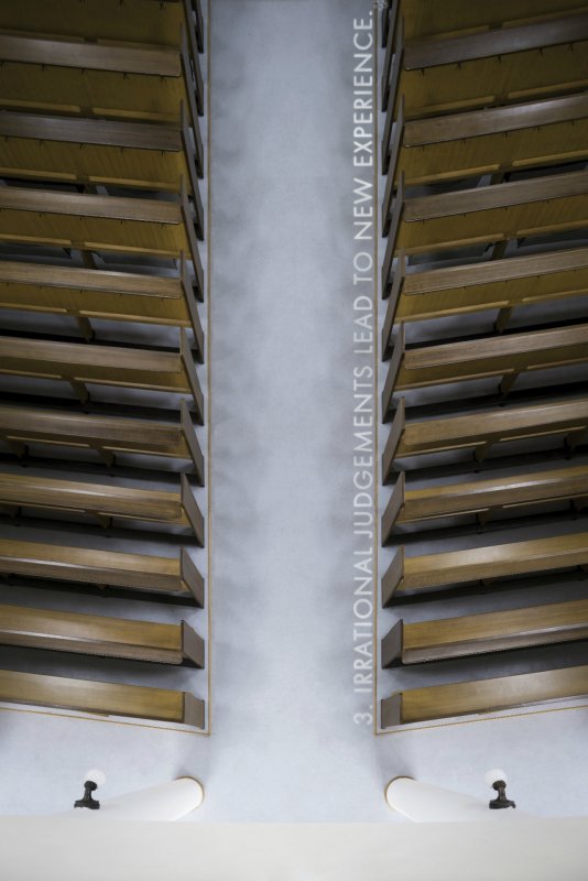 Instalace Věty po konceptuálním umění umělce Petra Duba. Foto: Studio Flusser