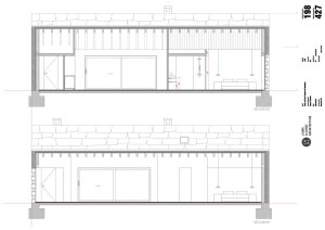 Villa Slow, řez, Laura Alvarez Architecture