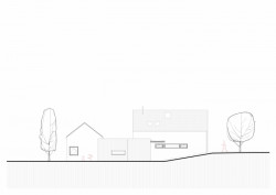 Rodinný dům na Brněnsku, FRIS architekti, pohled východní