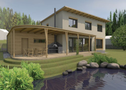 Dům s vodním světem, Dřevěná stavba roku 2016