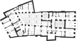 Rekonstrukci činžovního domu v Havelské ulici, QARTA Architektura: Půdorys 2.NP