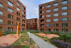 Na Julisce stojí tři nové bytové domy. Navrhlo je studio bod architekti.