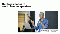 Připojte se k celosvětové konferenci roku: Build For Life Conference
