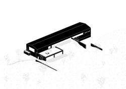 Axonometrie (Sídlo a showroom Janošík, Jakub Janošík)