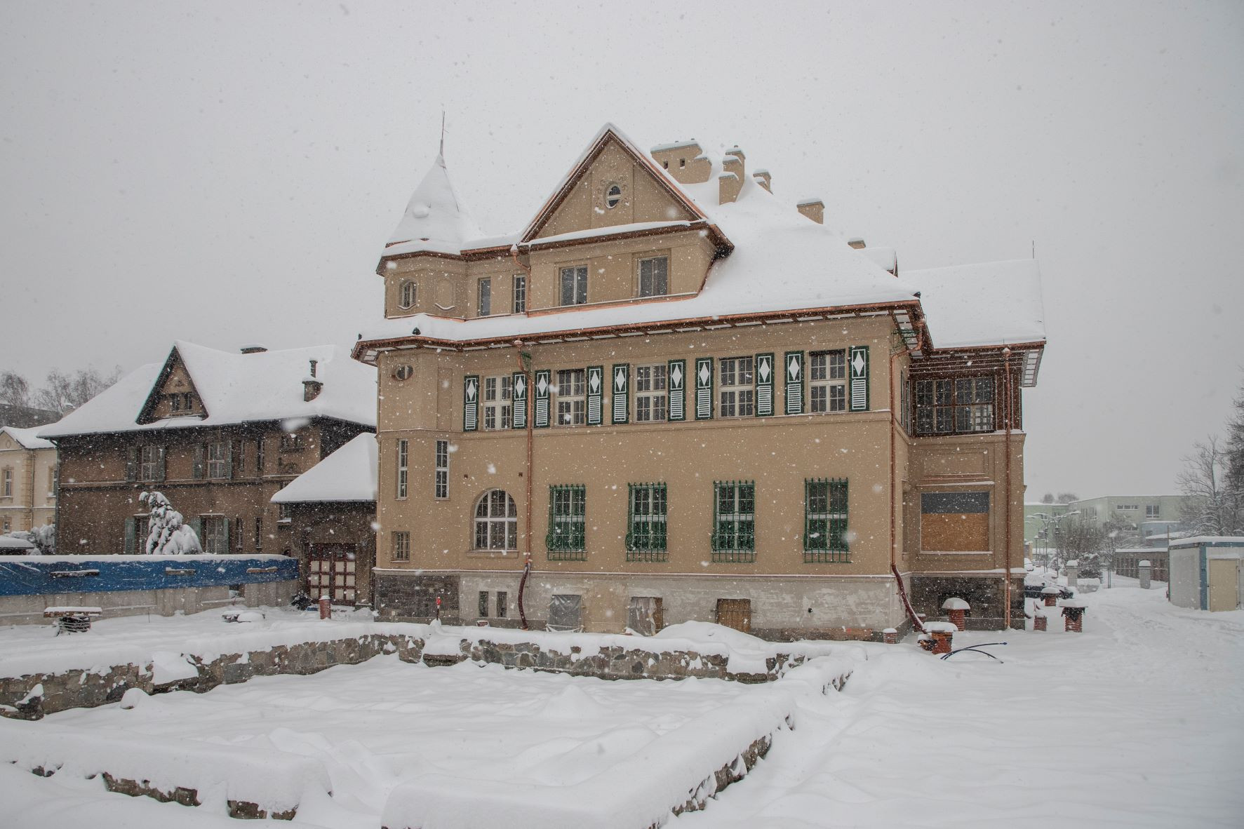 V Ostravě pokračuje rekonstrukce prvorepublikové Grossmannovy vily