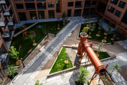 Etapa Sever - vnitroblok s produktovodem (Transformace Lihovaru Smíchov; Black n´ Arch)