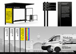 Nová vizuální identita areálu Výstaviště Praha, Tereza Hejmová / Štěpán Malovec / Martin Odehnal.