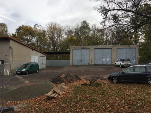 Původní stav garáží v Trojanovicích, Kamil Mrva Architects