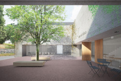 Nové sídlo Obecního úřadu v Hovorčovicích - 3. cena, Přemysl Jurák, vizualizace