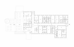 Edit!, Sportovní areál Blanice, Vodňany, půdorys 1. NP – foto