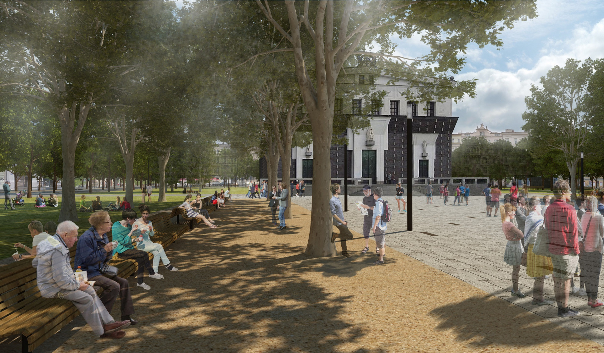 Revitalizace náměstí Jiřího z Poděbrad odstartuje do roku 2023