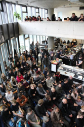 Diskuze nad Olověným Dušanem, NTK Praha, foto