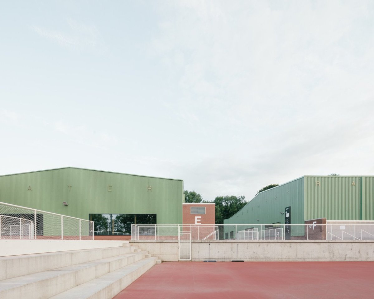Sportovní areál od Label architecture v Belgii