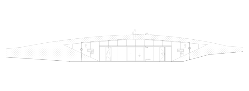 David Prudík, M&P Architekti, Park 4Dvory, kavárna, pohled východní – foto