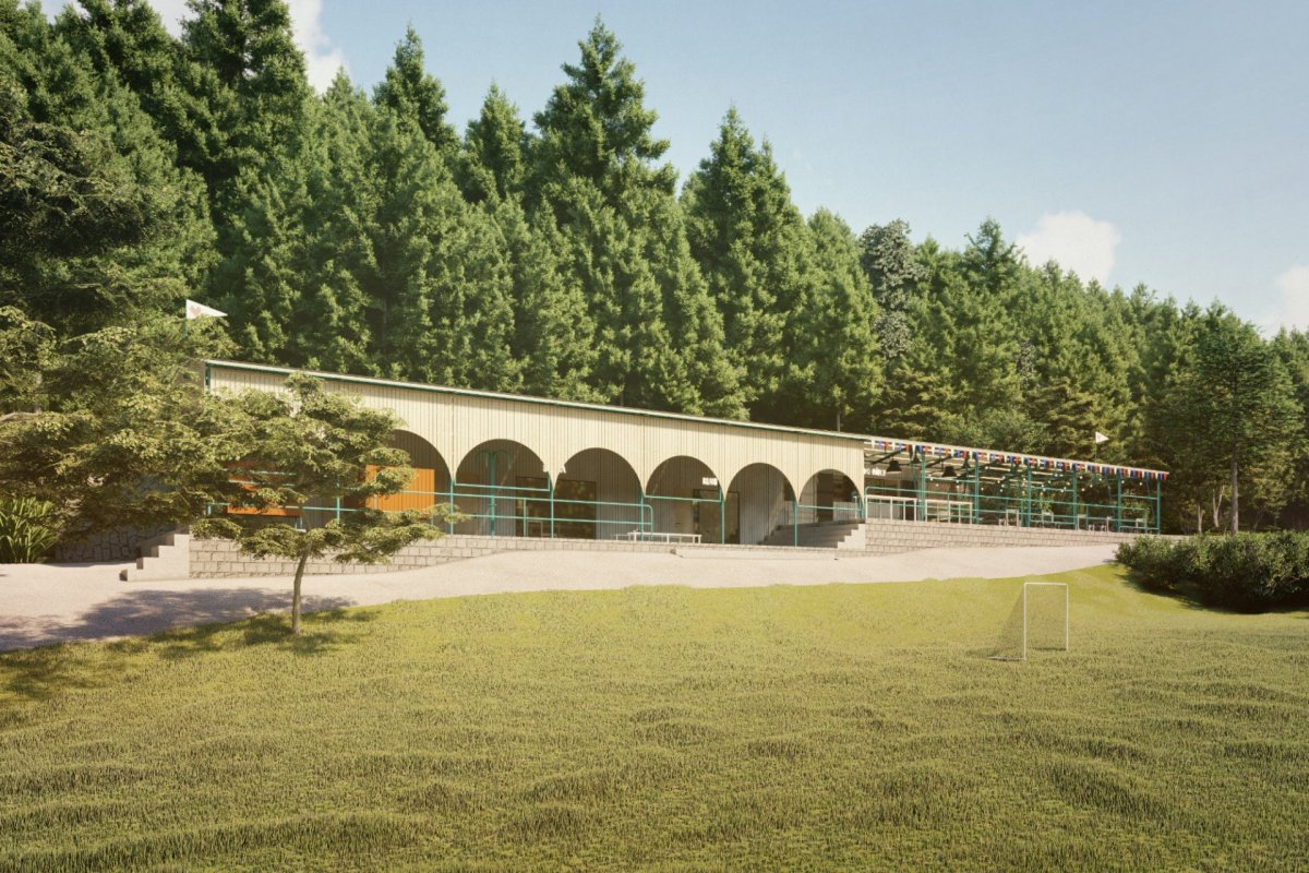 Lesní Koupaliště, Mjölk architekti, vizualizace