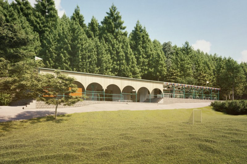 Lesní Koupaliště, Mjölk architekti, vizualizace