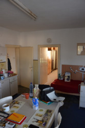 Původní stav kuchyně (Obnova interiérů prvorepublikové vilky na Plzeňsku, ateliér DEBYT)