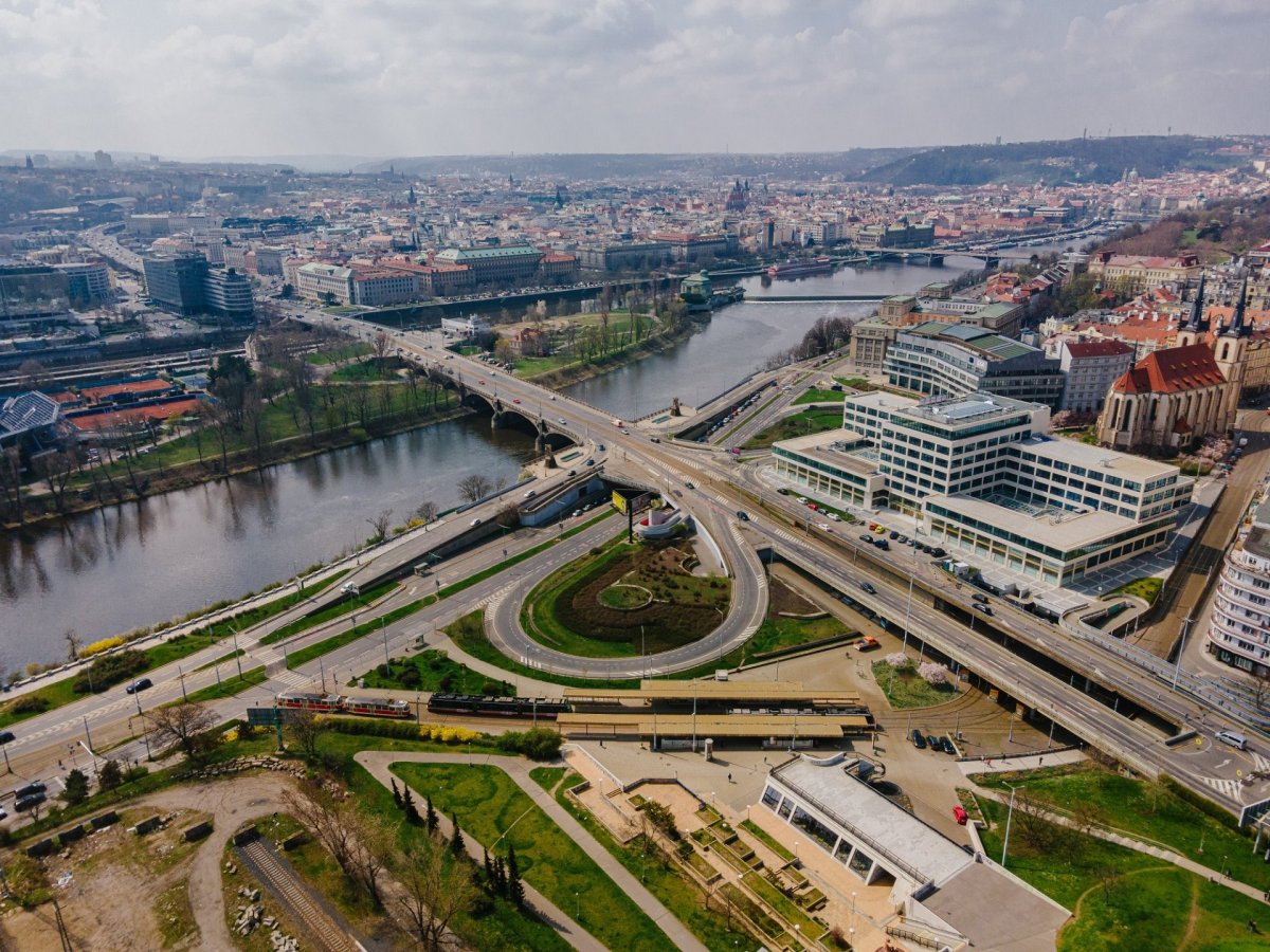 Řešené území pro Vltavskou filharmonii,