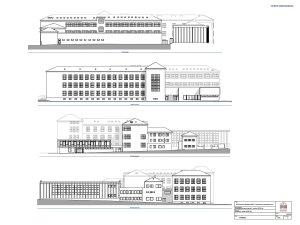 2D projektová dokumentace byla generována z celkového 3D/BIM modelu (pohledy na fasády).