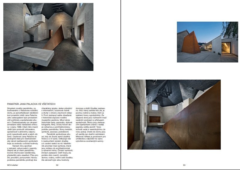 Ukázka z knihy Architektura reciprocity, Pavla Melková, Miroslav Cikán.