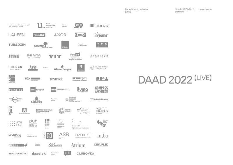 Právě probíhá slovenský festival DAAD: Dny architektúty a dizajnu