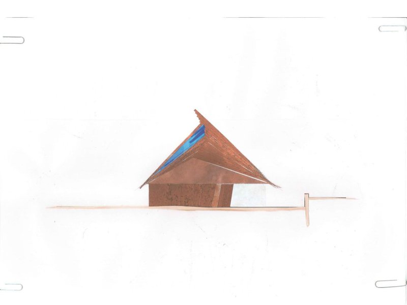 Atelier 8000 (Martin Krupauer, Jiří Střítecký), Mateřská škola v Dobříni, skica fasády - foto