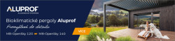 Aluprof představuje novou pergolu, která v sobě spojuje minimalistický design, kvalitu a odolnost