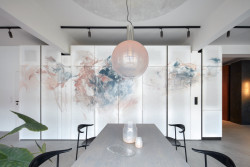 Interiér bytu, studio Malfinio