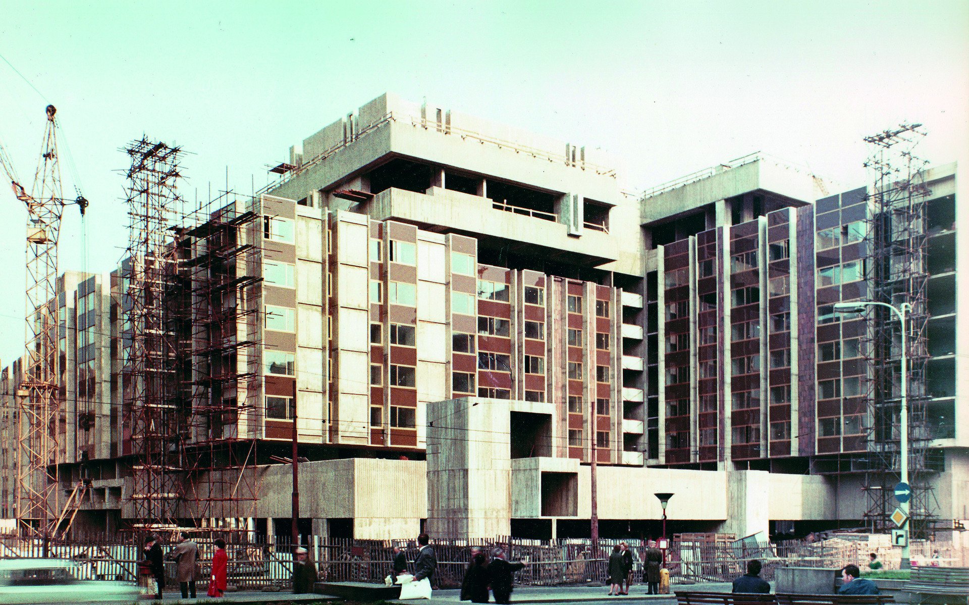 Výstavba hotelu na Starém Městě probíhala mezi lety 1968-74. Foto: Národní památkový ústav