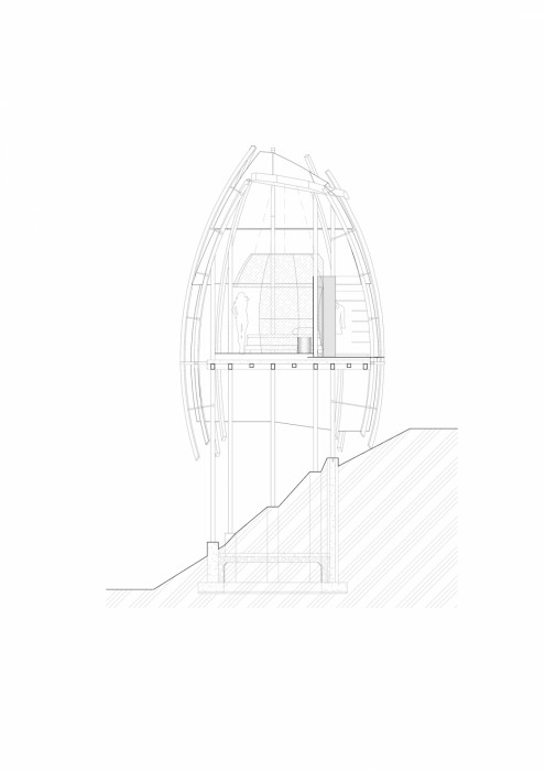 COCO - ART Villas Costa Rica, ARCHWERK + Formafatal, interiér boční pohled