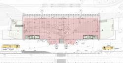 2. místo - Miralles Tagliabue EMBT S.L.P. + OCA architects Prague, s.r.o.: Půdorys 1. NP