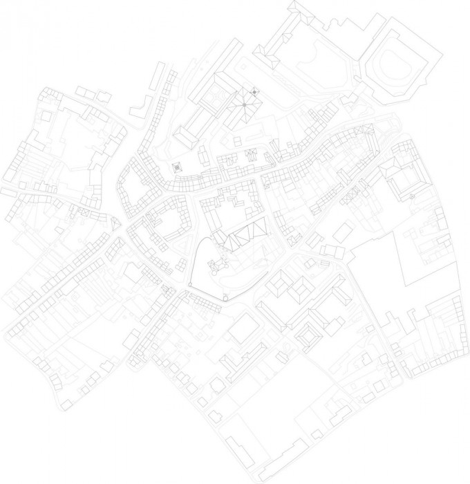 demogo, Nová radnice v Gembloux, situace – foto