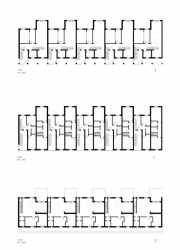 Anna Cisariková, Tovární bytový dům / Hrádek nad Nisou, půdorysy - foto