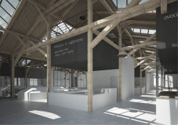 Subcentrum Klamovka - Nové lokální centrum v Plzeňské ulici, vizualizace, Klára Jeníková