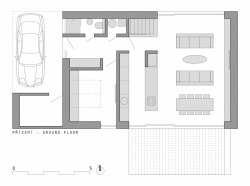 under-construction architects, Rodinný dům v Mníšku pod Brdy, půdorys 1. NP – foto