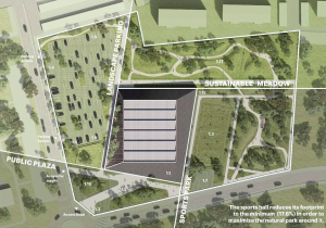 Architektonickou soutěž na novou sportovní halu v Žatci vyhráli španělští architekti