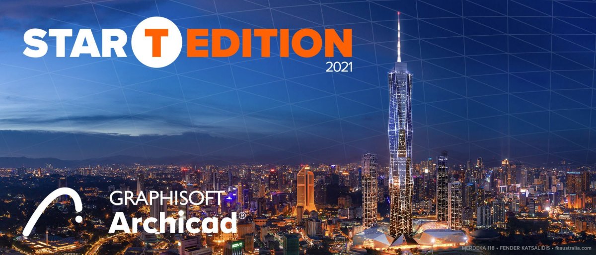 Archicad Start Edition 2021 - ilustrační obrázek.