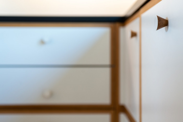 Interiér mezonetového bytu, studio AEIOU