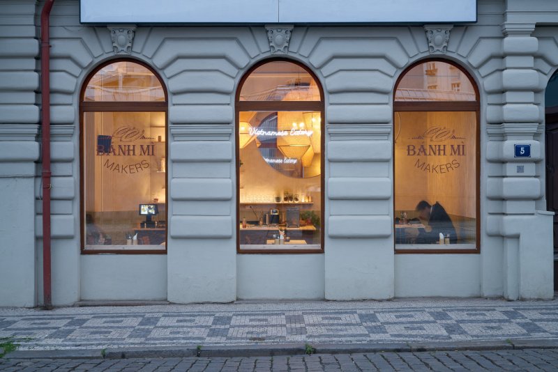 Pobočka restaurace Banh Mi Makers na Letné, Studio Minio / Kryštof Blažek