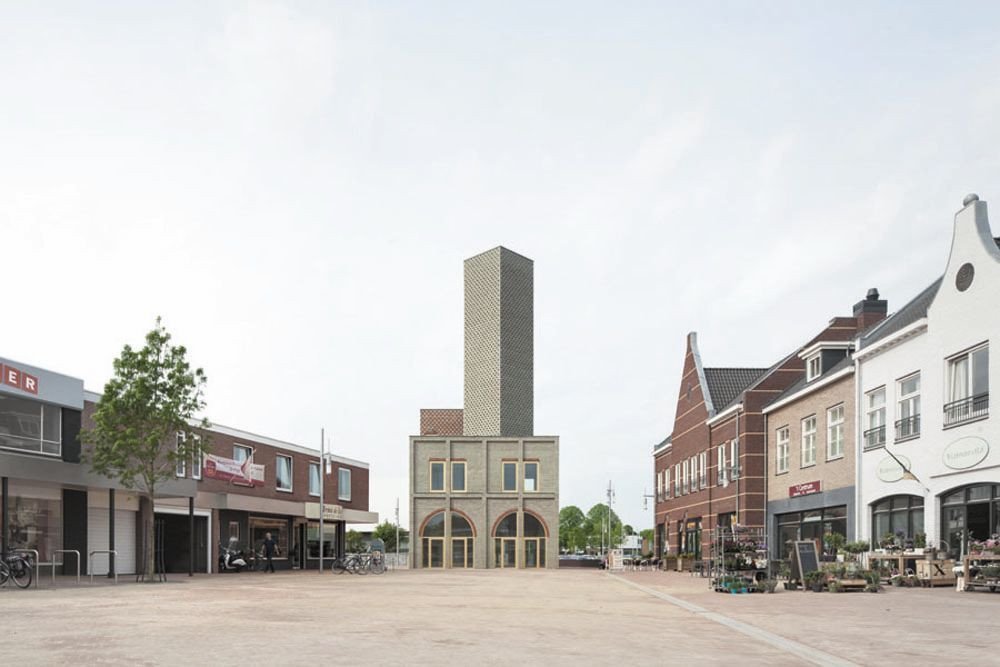 Monadnock, dominanta obce Nieuw-Bergen, foto