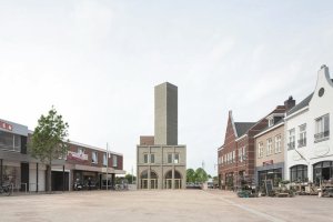 Monadnock, dominanta obce Nieuw-Bergen, foto