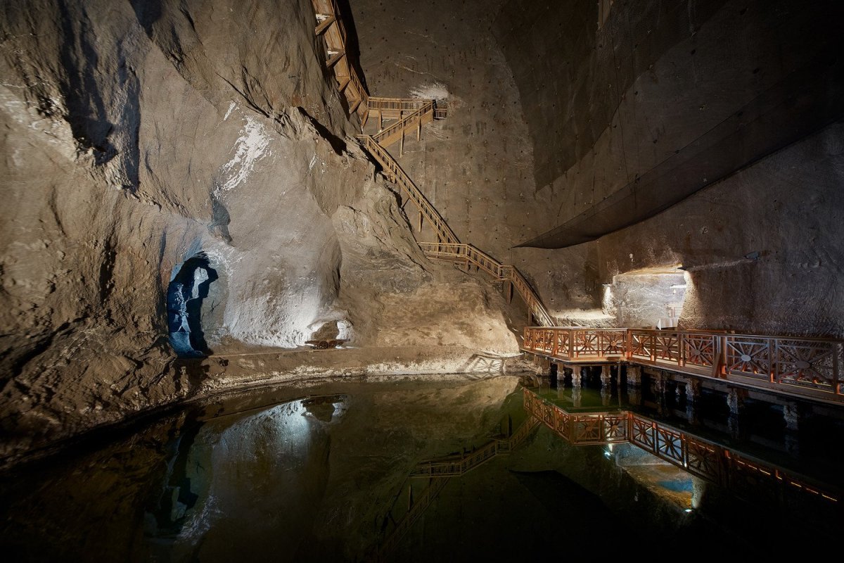 Podzemní prostory solného dolu Wieliczka