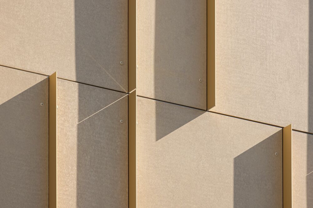 Development ve městě Skelleftea ve Švédku. Detail fasády