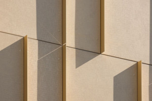 Development ve městě Skelleftea ve Švédku. Detail fasády