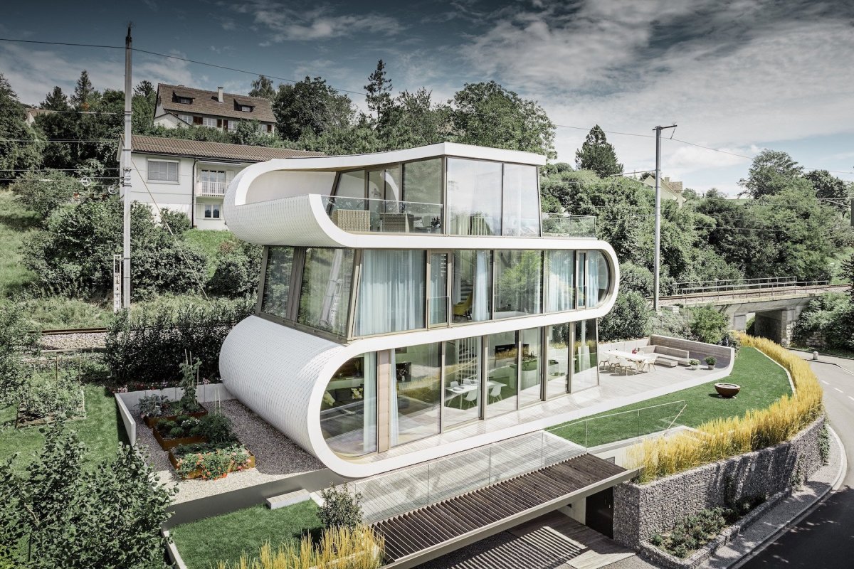 Rodinný dům u Curyšského jezera Flexhouse, architekt Stefan Camenzind (Evolution Design)