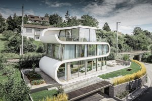 Rodinný dům u Curyšského jezera Flexhouse, architekt Stefan Camenzind (Evolution Design)