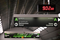 Zrekonstruovaná stanice metra Jiřího z Poděbrad je nově přístupná i osobám s omezenou schopností pohybu a orientace. 