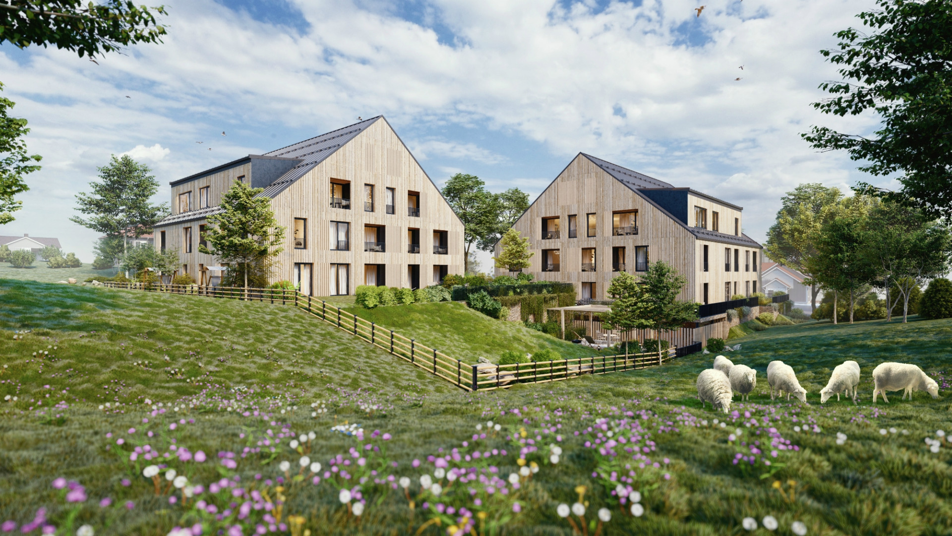 Penzion Kvilda, vizualizace, MS plan / Tomáš Filgas, Pavel Hřebecký, Simona Pacáková, Michal Šourek