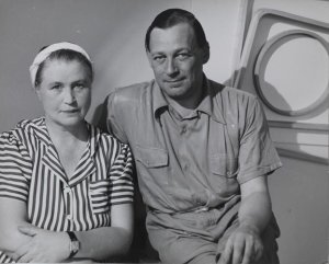 Aino a Alvar Aaltovi v showroomu Artek v New Yorku roku 1940.