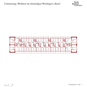 2. NP (Konverze skladu vína na komunitní bydlení; Esch Sintzel Architekten)
